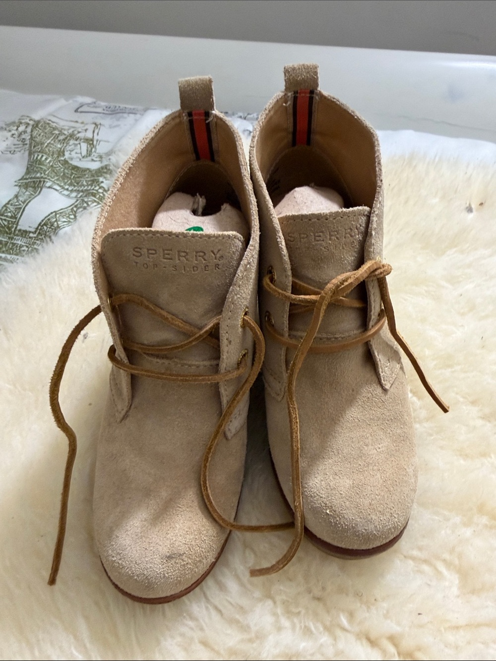 Sperry Tan Suede Chukka Desert Boots